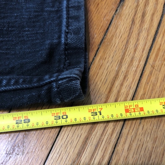 Levi’s 559 Mens Relaxed Straight Black Jeans 38x34 - Picture 8 of 8